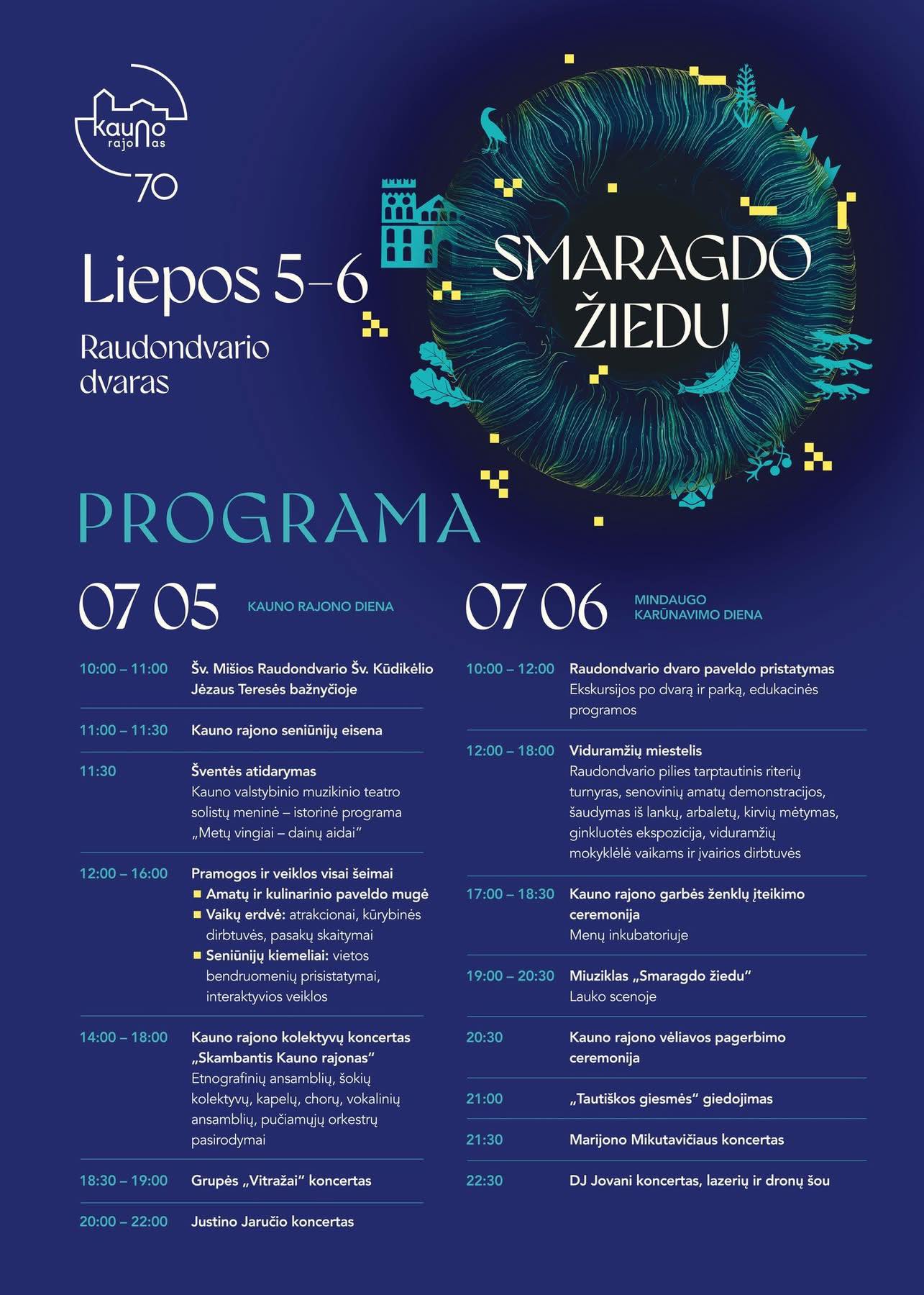 Raudondvario festivalis „Smaragdo žiedu” 2025